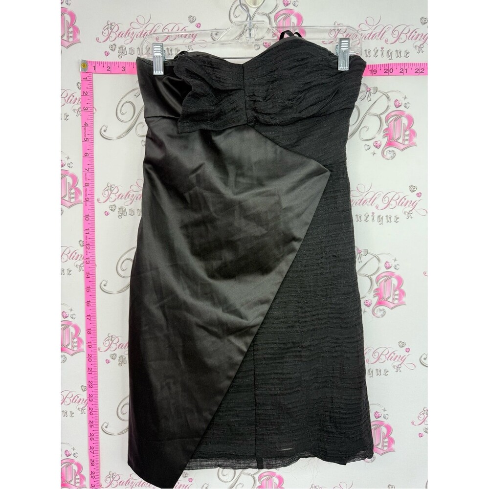 BCBGeneration dress Black Strapless Sweetheart Cocktail Dress